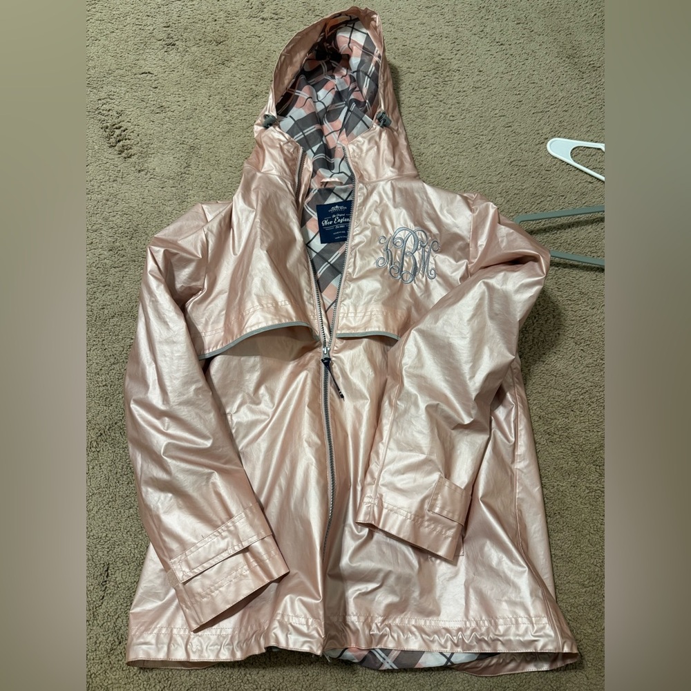 Size L Charles River jacket with monogram